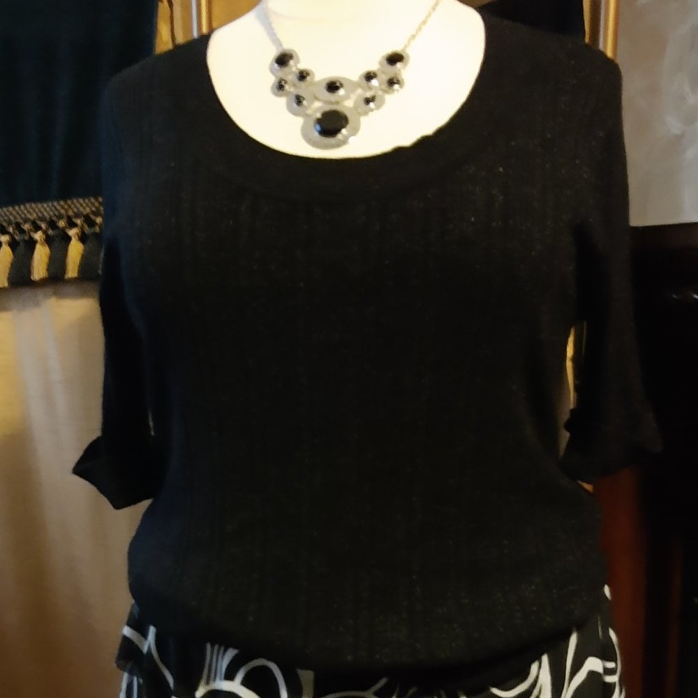 Apt 9 Black Sparkly Sweater Size 2X